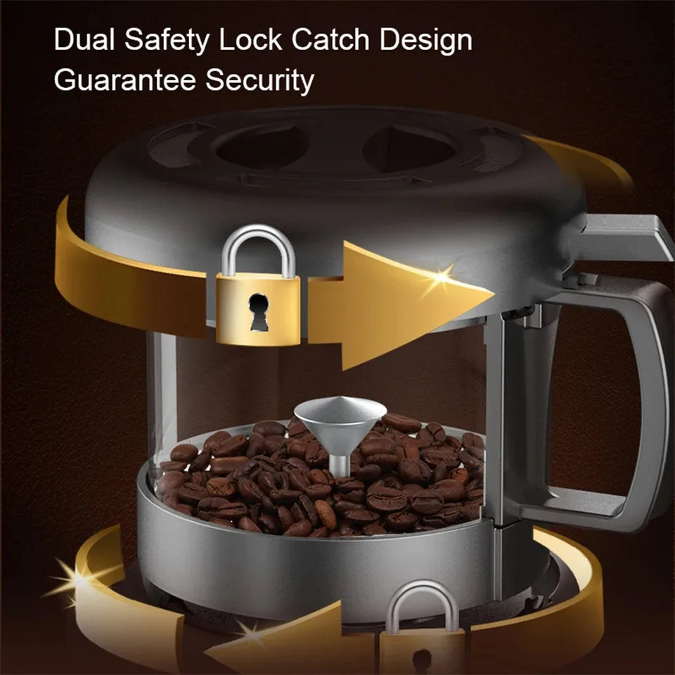 CAFEMASY Home Coffee Roaster Electric Mini No Smoke Coffee Beans Baking Roasting Machine 1400W Coffee Bean Roaster