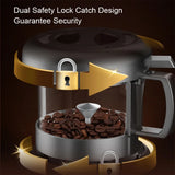 CAFEMASY Home Coffee Roaster Electric Mini No Smoke Coffee Beans Baking Roasting Machine 1400W Coffee Bean Roaster