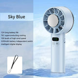 2025 New Cooling Handheld Fan with Ice Pack and Silent Operation100 Portable High-Speed Fan USB Mini Fan