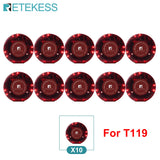 RETEKESS T119 Wireless Restaurant Paging System Coaster Vibrater Buzzer Receiver 2-Way Charge for Cafe Food Trucks