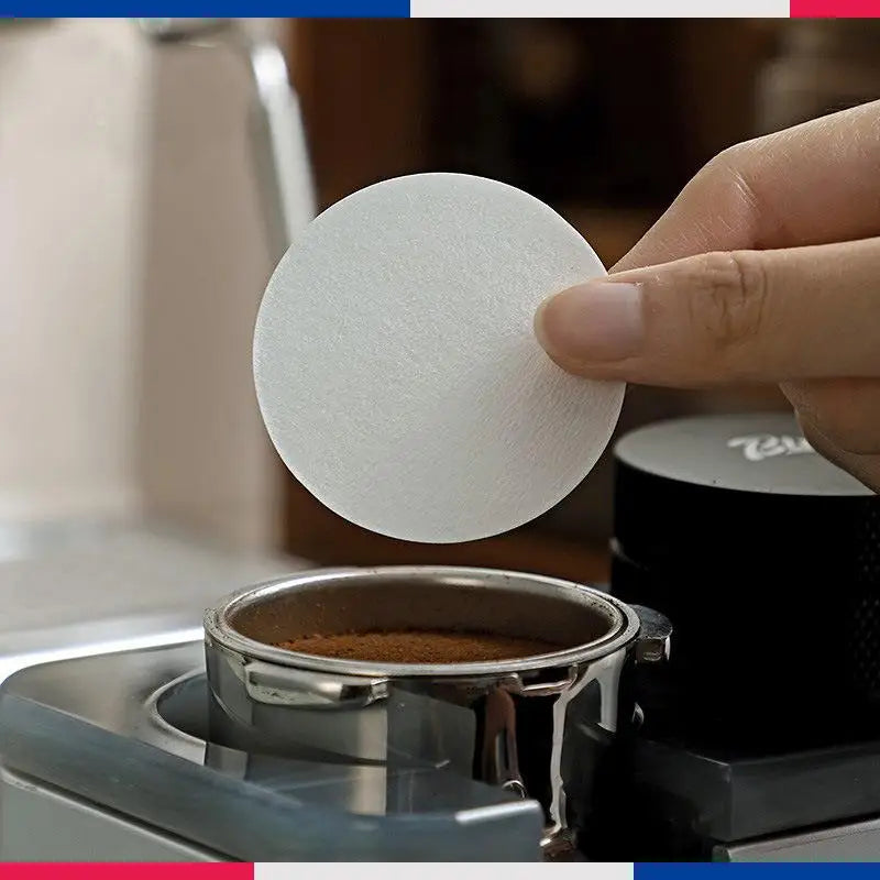 100Pcs Coffee Filter Paper for 51/53/58mm Coffee Handle Filter Powder Bowl Filter Paper Secondary Water Coffee Accesories