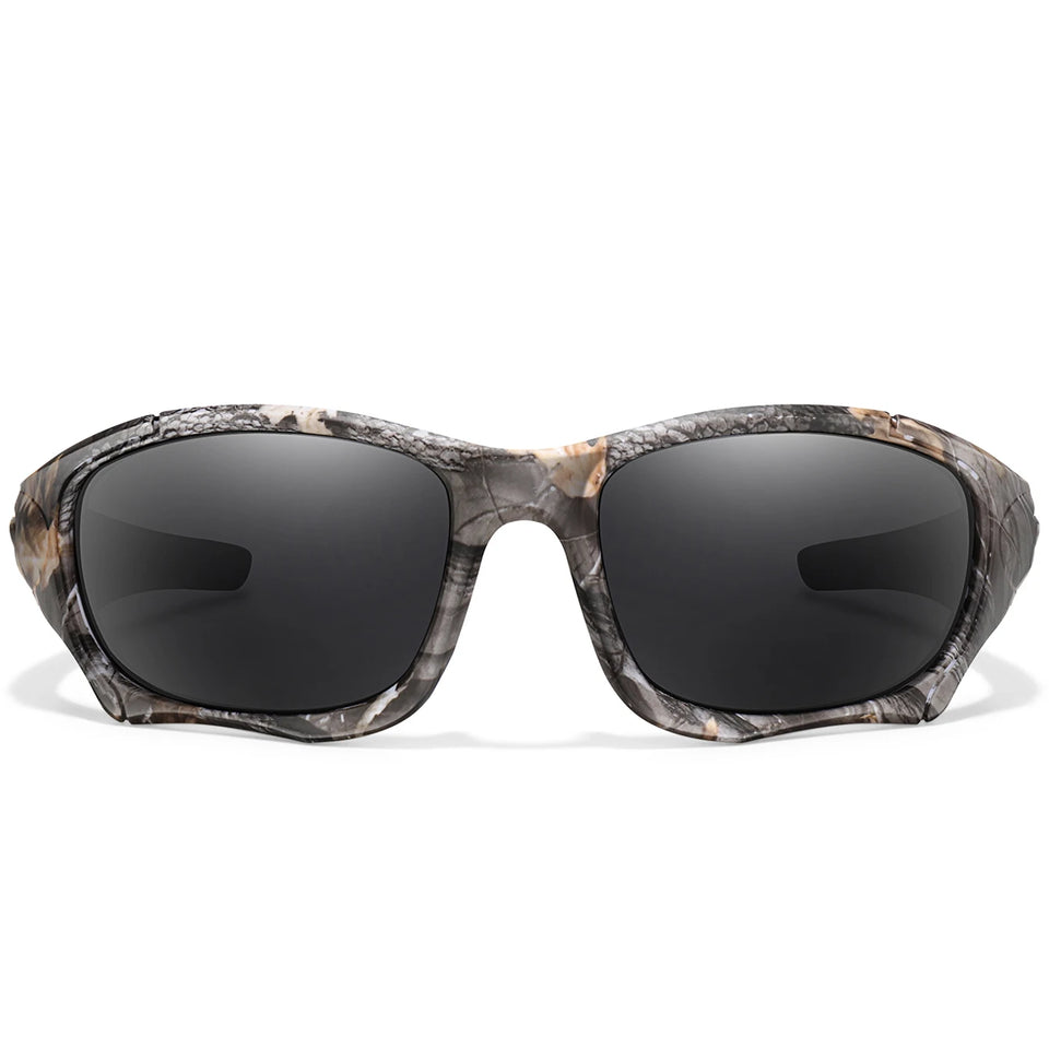 Polarized Fishing Sunglasses for Men Women Classic Camouflage Shades with UV Protection for Outdoor Driving Cycling Hiking