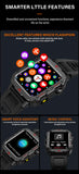 2025 New LED Men's Smartwatch 1.73" Screen Bluetooth Answer Call Smartwatch Multi Sport Modes Health Monitoring Fitness Watches