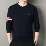 Hot Selling High-Quality Men's Knitted Sweaters New Arrivals O-Neck Wool Cartoon Dog Print Pullover Winter Versatile Menswear