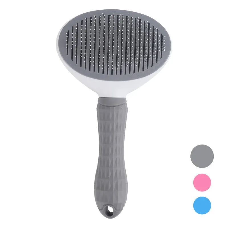 Pet Hair Remover Comb One Click Self Cleaning Brush for Dogs Cats Grooming Tool Effectively Remove Loose Floating Fur Shedding