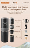 3-in-1 Capsule Coffee Maker Portable Espresso Coffee Machine for Car & Home Camping Coffee Maker Type-c Rechargeable Automatic