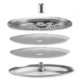 4pcs French-Press Filters Mesh Filter Spiral Plate Cross Plate Replacement 350/600/1000ml For Coffee Machine