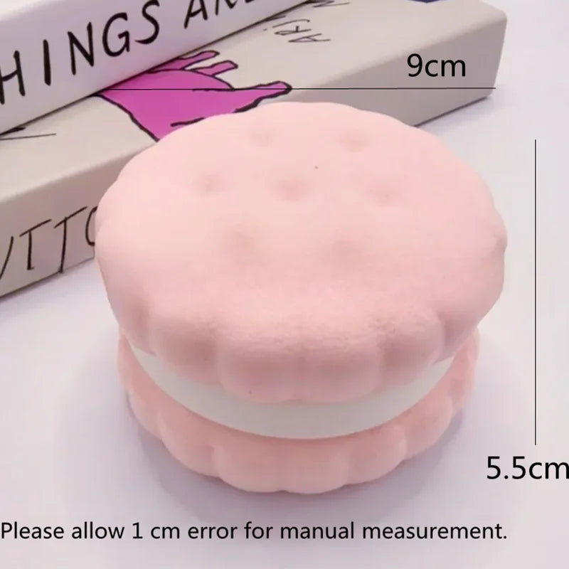 Squishy Simulated Cake Squeeze Toy Stress Relief Slow Rising Sensory Fidget for Anxiety ADHD Autism Gifts Kids Adults ASMR Fun