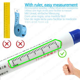 4-80Pcs 2cm Waterproof Long Head Markers Deep Hole Marker Pen for Metal Carpenter Red/Black/Blue/Green Ink Woodworking Tools