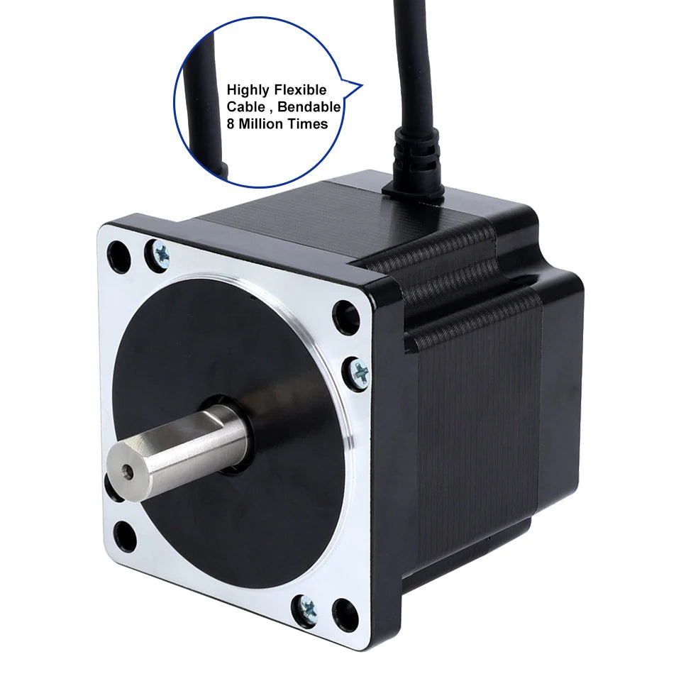 STEPPERONLINE Nema 34 Stepper Motor 4.5Nm 86x78mm 6A Φ14mm 2 Phase Nema34 Stepping Motor for CNC Engraving Milling Machine