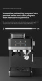 Electric coffee grinder+coffee machine integrated machine|Fully automatic freshly ground coffee beans|Fast grinding for breakfas