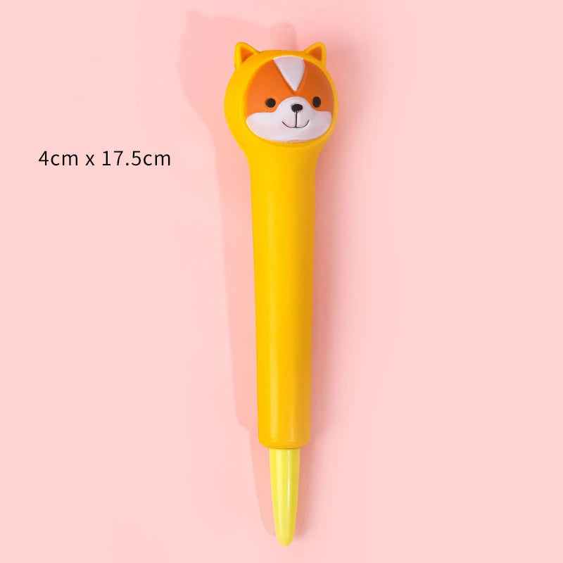 New Squishy Antistress Toys Ice Cream Hot Dog Dinosaur Slow Rising Pen Soft Squeeze Pen Stress Relief Toy Christmas Gifts