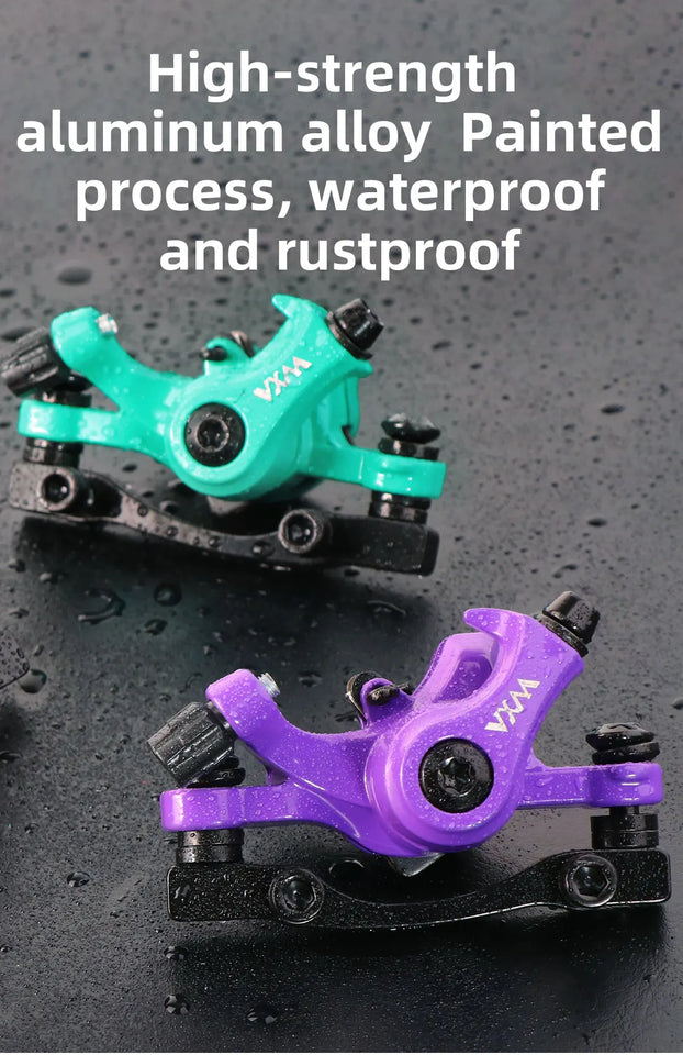 Bicycle Disc Brake Aluminum Alloy Mechanical Wire Pull Disc Brake MTB Bike MT200 160/180MM Caliper Hydraulic Disc Brake