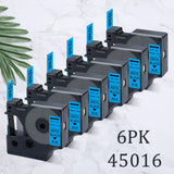 3~6PK Dymo D1 Label Tape 45013 for Dymo Label Maker Refill Black on White Compatible for DYMO LabelManager 160 280 Label Printer