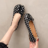 New Korean Style Women's Split-Toe Loafers Shallow Cut Ballet Flat Slip-Ons with Comfortable Mary Jane Spring/Autumn Tabis Shoes