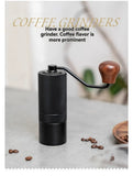 Coffee Grinder Manual 7 /5 Core Bean Coffee Grinder Espresso Portable External Adjustable Household Turkish Coffee Grinder