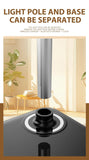 Multifunction LED Desk Lamp Wireless Charger Pad Stand Clock Bluetooth Speaker Night Light USB Port Night Lighting
