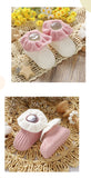 Newborn Baby Shoes Knitted Infant Boy Girl Footwear 0-18M Fashion Patchwork Ruffles Children Bed Walk Boots Warm Shallow Autumn