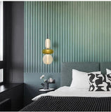 Modern Colorful Glass Hanging Pendant Light Chandelier for Loft Living Room Restaurant Nordic Coffee Restaurant Lighting Fixture