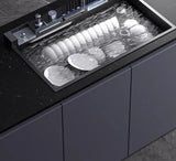 304 Stainless Steel Kitchen Sink, Large Single Sink, Thickened Whale Relief, Digital Display, Washbasin, Washbasin