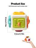 6 in 1 Montessori Educational Toys Sensory Busy Board Baby Practice Skills Cube Fidget Educational Toys for Girl Boy gift