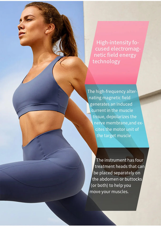 Nova Neo RF HIEMT EMS Body Sculpting Machine Muscle Building Stimulation Fat Burning Weight Loss Device for Fitness And Wellness