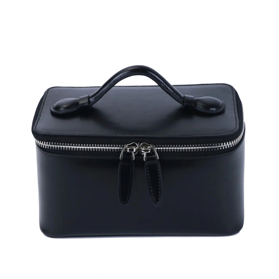 Free Personalized Patent PU leather Women's Mosmetic Bag Waterproof toiletry bag lady handbag Travel Portable Makeup Bag