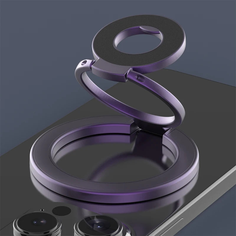 2025 New Double Sided Magnetic Phone Stand for Magsafe Strong Magnet Folding Holder Desktop Bracket for iPhone 17 16 15 Pro/Plus