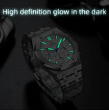 CHENXI Business Quartz Man Wristwatch Multi-function Luminous Calendar Men's Watches Waterproof Chronograph Stop Watch