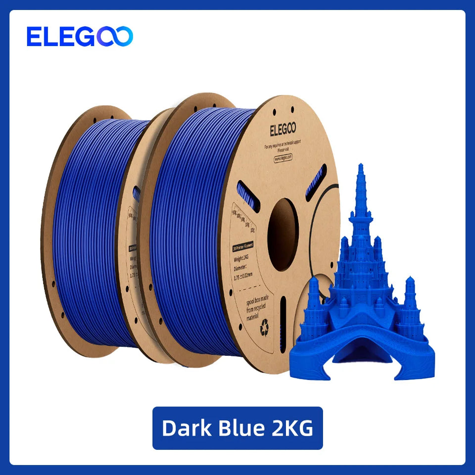 ELEGOO PLA Filament 10KG 1.75mm Plastic 3D PLA for 3D Printer Filament for FDM 3D Printer Elegoo