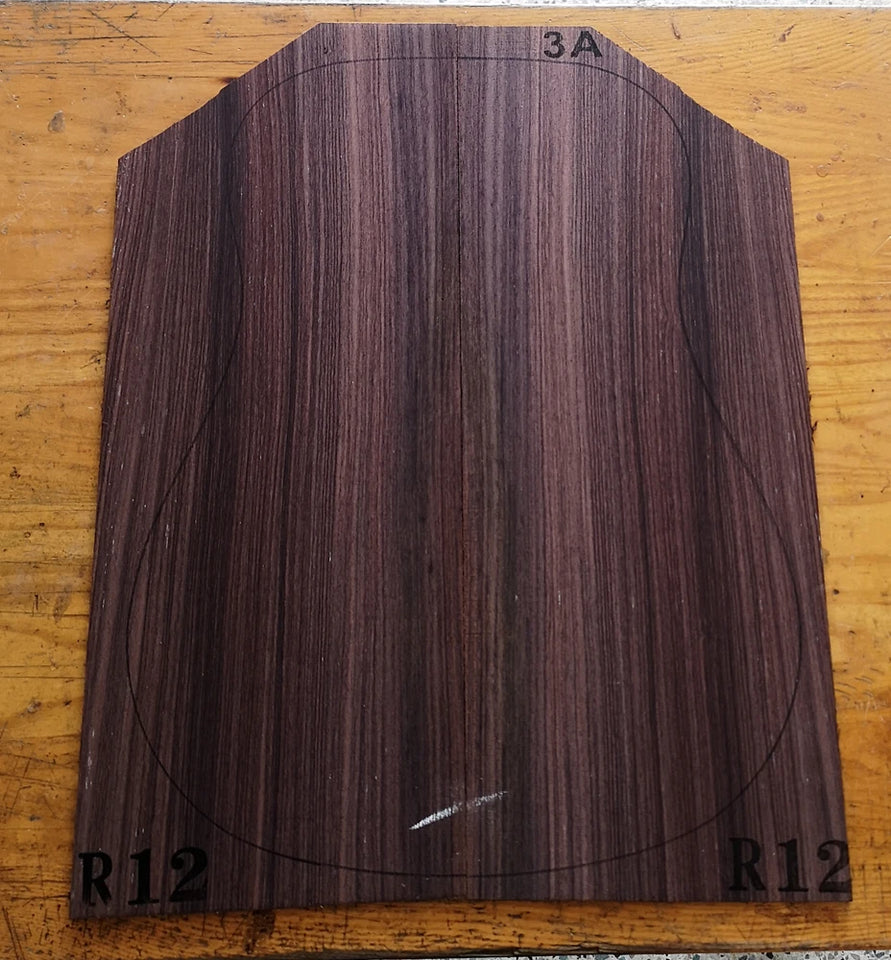 AAA Grade India Rose guitar back/side board All-Solid acoustic Guitar making material accessories Solid Woods Number selection