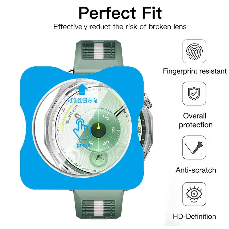 Easy Install Tool Screen Protector For Huawei Watch GT 6 41mm/GT6 Pro 46mm Tempered Glass Film For Huawei GT5 GT5 Pro 42mm 46mm