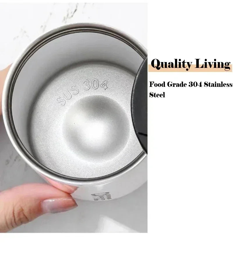400ML Stainless Steel Coffee Thermos Leakproof Car Vacuum Flasks Thermal Coffee Mug Portable Travel Portable Insulated Bottle