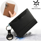 New Solid Color Passport Holder RFID Blocking Ticket Slot Clip Protective Cover Protector Leather Travel Card Bag