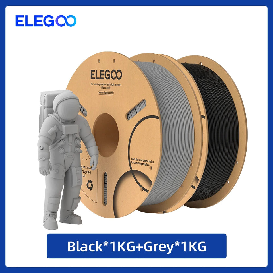 ELEGOO PLA Filament 10KG 1.75mm Plastic 3D PLA for 3D Printer Filament for FDM 3D Printer Elegoo