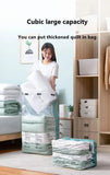 No Need Pump Vacuum Large Plastic Storage Bags Storing Clothes Blankets Reusable Compression Empty Bag Travel Accessories