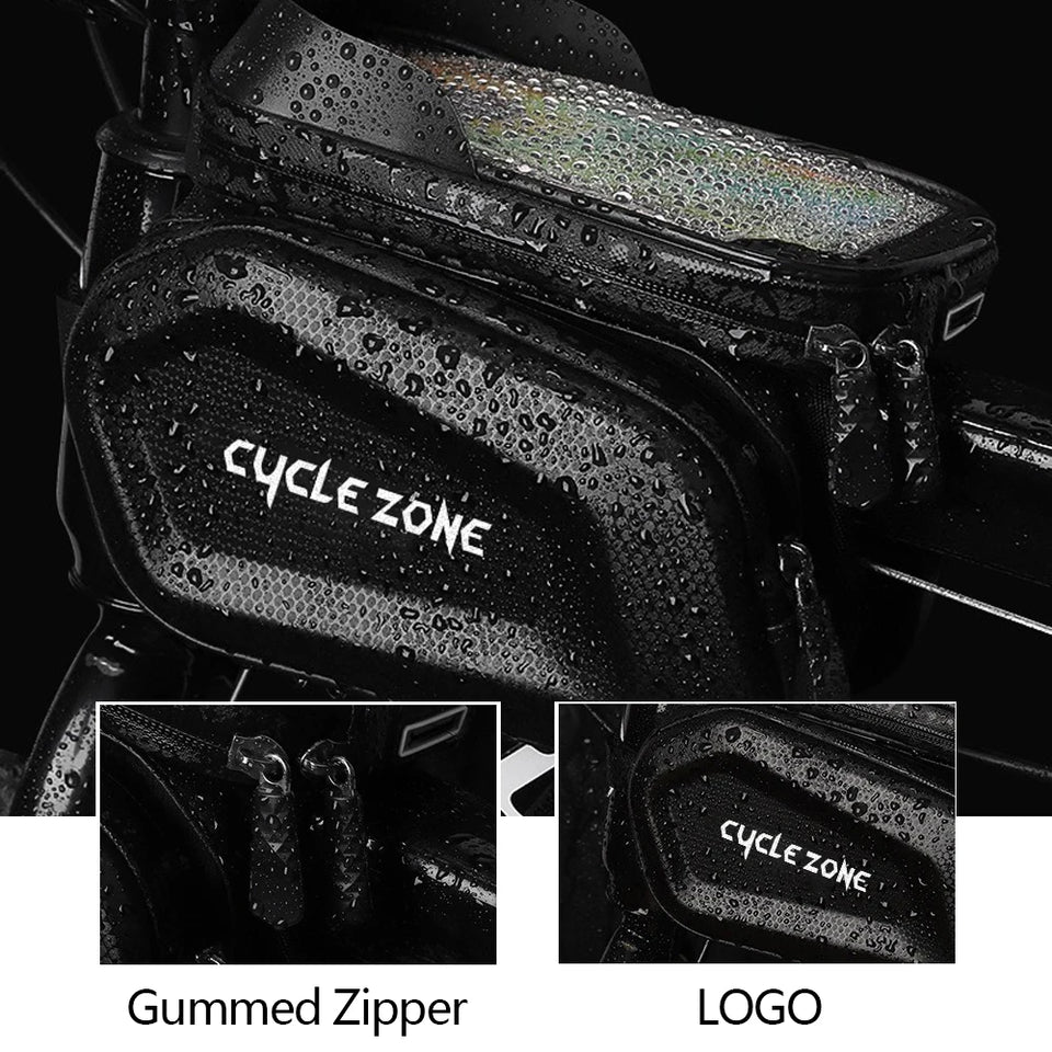 Bicycle Bag Touch Screen Phone Case Holder Large Capacity Top Frame Tube Bag MTB Road Bike Bag Phone Case Cycling Accessories