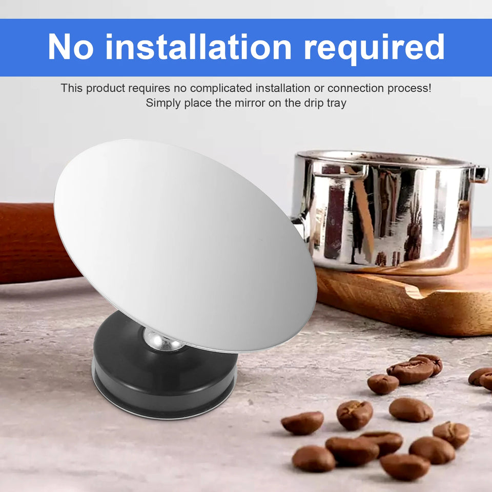 Coffee Extraction Observation Mirror With Magnetic Attraction Espresso Shot Mirror Multi Directional Rotation Coffee Machine Acc