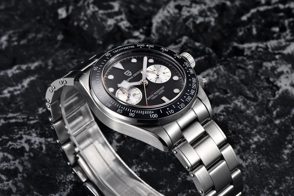 2026 New PAGANI DESIGN Panda Men's Watches Luxury Quartz Chronograph Waterproof AR Sapphire Mirror Sports Watch For Men Luminous
