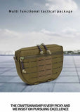 1050D Sports Hunting Dump Pouch Nylon Front Pouch of Plate Carrier Chest Rig with Molle Carrying Kit Pouch