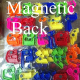 Colorful and Odorless Magnetic Letters in 4cm Uppercase Russian Alphabet for Infant Early Education