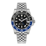 Watchdives WD16760 V2 GMT Watch NH34 Automatic Movement Sapphire Luminous Watches Stainless Steel 300m Waterproof Wristwatch