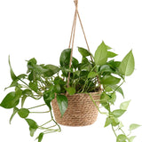 Garden Hanging Planter Macrame Plant Storage Basket Jute Rope Woven Indoor Outdoor Flower Pot Holder Plant Hangers Home Decor