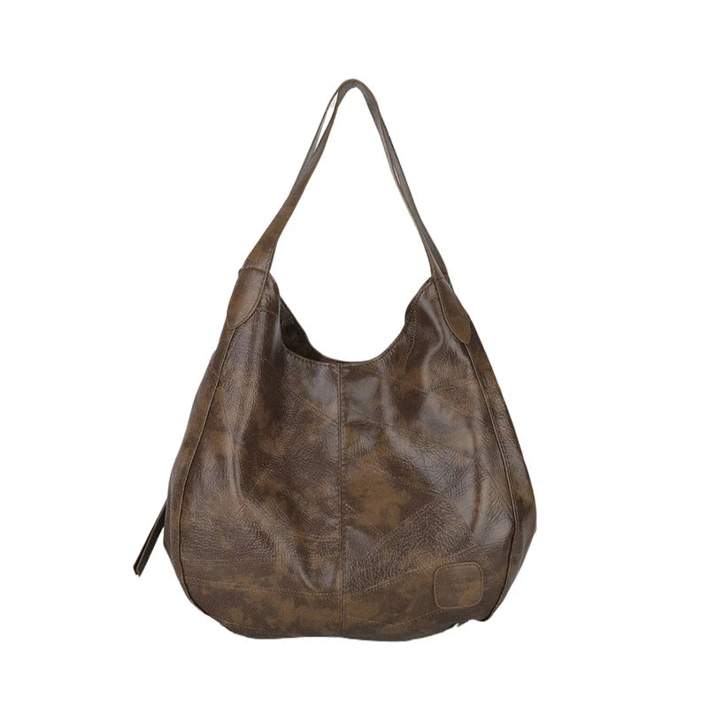 Womens Hand Bags Soft PU-Leather Shoulder Bags Ladies All-Matching Shopping Dating Bag Large Capacity Crossbody Bag Gift