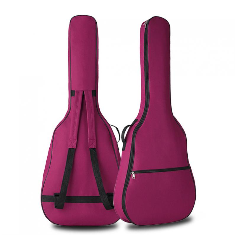 41 Inch Acoustic Guitar Gig Bag Case Portable Oxford Fabric Waterproof Double Straps Padded Soft Backpack Guitar Accessories