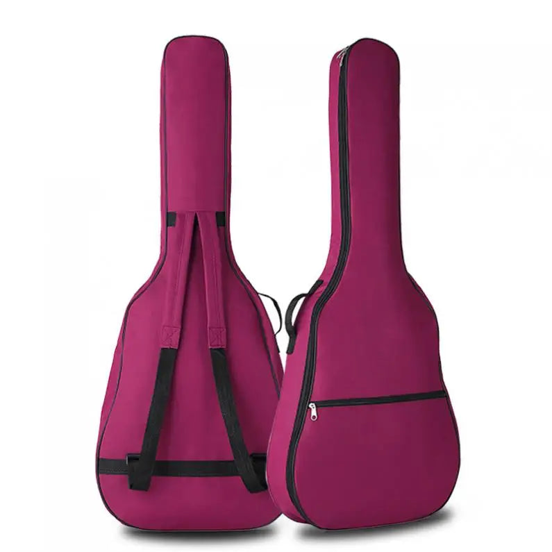 41 Inch Acoustic Guitar Gig Bag Case Portable Oxford Fabric Waterproof Double Straps Padded Soft Backpack Guitar Accessories