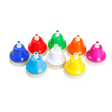 Orff Musical Instrument Set Handbell Colorful 8-Note Hand Bell Child Music Toy Baby Early Education Beautiful Christmas Gift