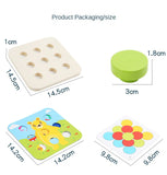 Children's Early Learning Puzzle Interactive Toys, Mushroom Nail Game, Intelligence Puzzle, Color Recognition
