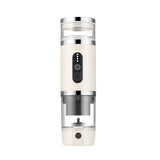 Outdoor camping portable capsule coffee machine, 3-in-1 multi-functional espresso machine with built-in wireless milk frother.