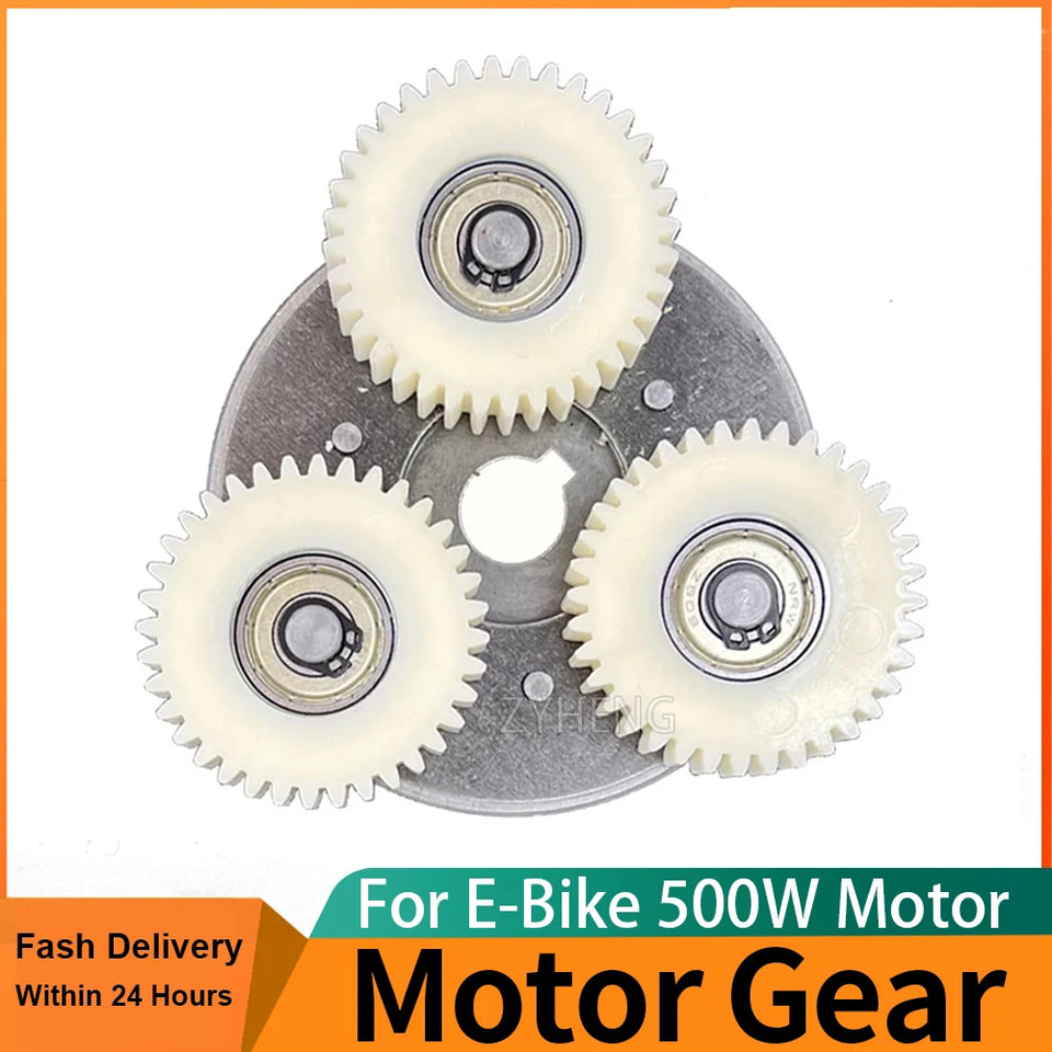 EBike Motor Gear Clutch Kit 36T Nylon Gear With Bearing 88mm Clutch For Bafang 500W Motor Bicycle Modification Accessories